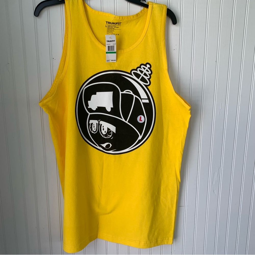 Trukfit (NWT) Vibrant Yellow Tank Top (Large)